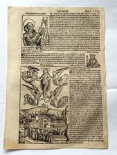 Riginal inkunabel blatt gebraucht kaufen  Nürnberg