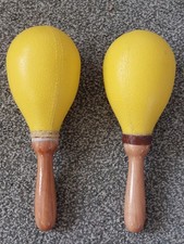 Pair maracas yellow for sale  SCUNTHORPE