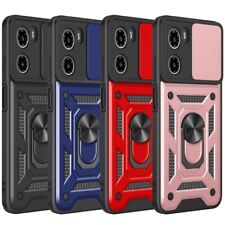 Capa ARMOUR para Motorola Moto G05/E15, anel suporte à prova de choque telefone câmera, usado comprar usado  Enviando para Brazil