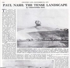 Paul nash tense for sale  SHREWSBURY
