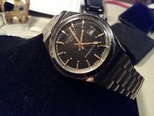 Vintage Pioneer De Lux Relógio Hong Kong Remex 1j Black Face Funciona Original comprar usado  Enviando para Brazil