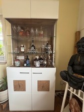 Weiße holz glas gebraucht kaufen  Hohen Neuendorf