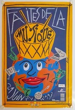 Affiche fête musique d'occasion  La Courtine