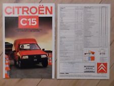 Catalogue citroen c15 d'occasion  Avesnes-le-Comte