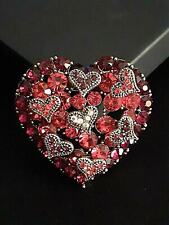 Heart brooch large for sale  North Brunswick