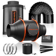 Ventilador inteligente de filtro de carbono en línea Spider Farmer de 4" para tienda de cultivo  segunda mano  Embacar hacia Mexico
