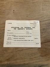 Lms form application for sale  ALFRETON