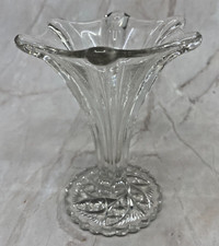 Clear glass footed for sale  Vinton