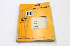 Parts manual 504 for sale  Willmar