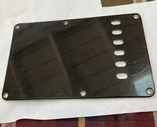Placa de cobertura traseira preta 3 camadas vintage década de 1980 Japão Fender Stratocaster tremolo comprar usado  Enviando para Brazil