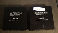 Dois processadores de proteção de equalização de alto-falante Ashly (all Pro Sound) MREQ  comprar usado  Enviando para Brazil