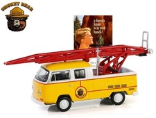VW Volkswagen T2 Double Cab - Ladder Truck - 1968 - yellow - Greenlight 1:64, usado comprar usado  Enviando para Brazil