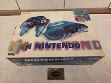 N64 Nintendo 64 Clear Blue Konsole Console OVP  comprar usado  Enviando para Brazil