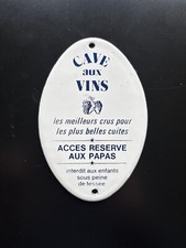 Plaque ancienne emaillee d'occasion  Saint-Claude