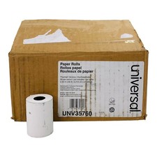 Usado, 50 rolos de papel térmico universal 2,25" x 80', UNV35760 *Leia* desgastado comprar usado  Enviando para Brazil