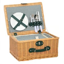 Picknickkorb weidenholz pickni gebraucht kaufen  Hamburg