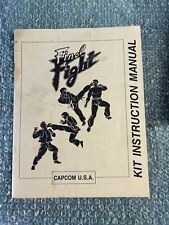 Manual de Videojuego Arcade Final Fight Capcom Original segunda mano  Embacar hacia Argentina