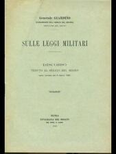 Sulle leggi militari usato  Italia