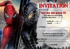Cartes invitation anniversaire d'occasion  Lapalud