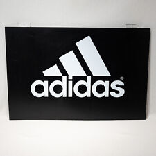 Placa publicitária de plástico Adidas Store logotipo 600x400mm genuína grande comprar usado  Enviando para Brazil