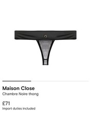 Maison close thong for sale  DOWNPATRICK