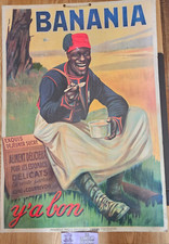 Banania affiche publicitaire d'occasion  Paris VIII