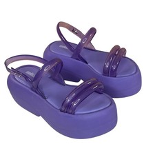 Sapatos de travesseiro plataforma Melissa Airbubble tamanho 6 formato tubular vegano conforto Y2K comprar usado  Enviando para Brazil