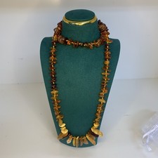 Butterscotch amber necklace for sale  SWINDON