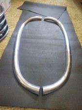 Par traseiro C1 CORVETTE 61-62 LH-RH com clipes Decklid molduras de acabamento de aço inoxidável LEIA! comprar usado  Enviando para Brazil
