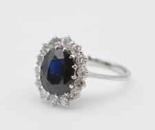 Anello margherita zaffiro usato  Assemini