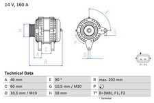 Bosch lichtmaschine generator gebraucht kaufen  Oberlungwitz