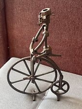 Cast iron cyclist for sale  LONDON