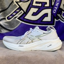 Tênis de corrida masculino branco/bétula tamanho 9.5 - ASICS Gel Nimbus 26 comprar usado  Enviando para Brazil