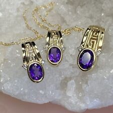 14k gold amethyst for sale  Stamford