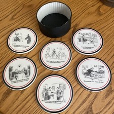 6 wine themed coasters for sale 6 wine themed coasters for sale Cranbury