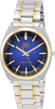 Usado, [Citizen Q&Q] Relógio Analógico Impermeável Pulseira de Metal QB78-412 Masculino Azul comprar usado  Enviando para Brazil
