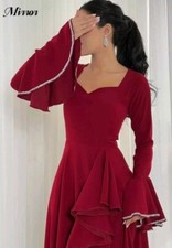 Abendkleid trompeten ärmeln gebraucht kaufen  Lüneburg