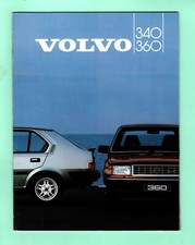 ▬► Prospectus Brochure Catalogue VOLVO 340 L DL GL 360 GLS GLT 1984 32p comprar usado  Enviando para Brazil