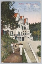 Porta-redes Madeira Monte Palace Hotel cartão postal 1927 cena de rua comprar usado  Enviando para Brazil