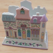 Porta-guardanapo de porcelana Lenox Spice Village Collection produtos secos aposentado 1994 comprar usado  Enviando para Brazil
