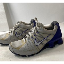 Tênis Nike Feminino 9.5 Shox Agent Running Flywire 438683-014 Branco Azul comprar usado  Enviando para Brazil