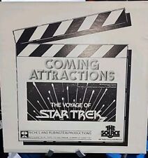 The Voyage of STAR TREK 60 Min RADIO COMING ATTRACTIONS Record PROGRAM 1982 LP comprar usado  Enviando para Brazil