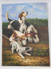 Oil painting hunting for sale  Washington