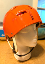RARO 1970s Vintage Clássico Laranja Norcon Capacete de Skate Adulto Grande com Decalque , usado comprar usado  Enviando para Brazil