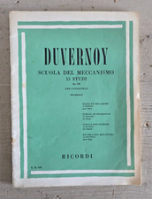 Spartito musicale duvernoy usato  Fermo