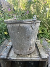 Vintage riveted galvanised for sale  LETCHWORTH GARDEN CITY