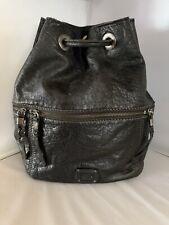 The Sak Cuero Negro Camino Boho Hobo Mochila Cordón Cartera Muchos Bolsillos segunda mano  Embacar hacia Argentina