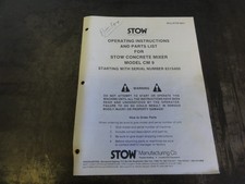 Stow model cm9 for sale  Mineral Wells