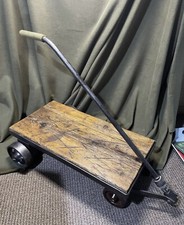Antique wooden trolley for sale  HALESOWEN