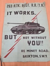 Original ww2 poster for sale  AYR